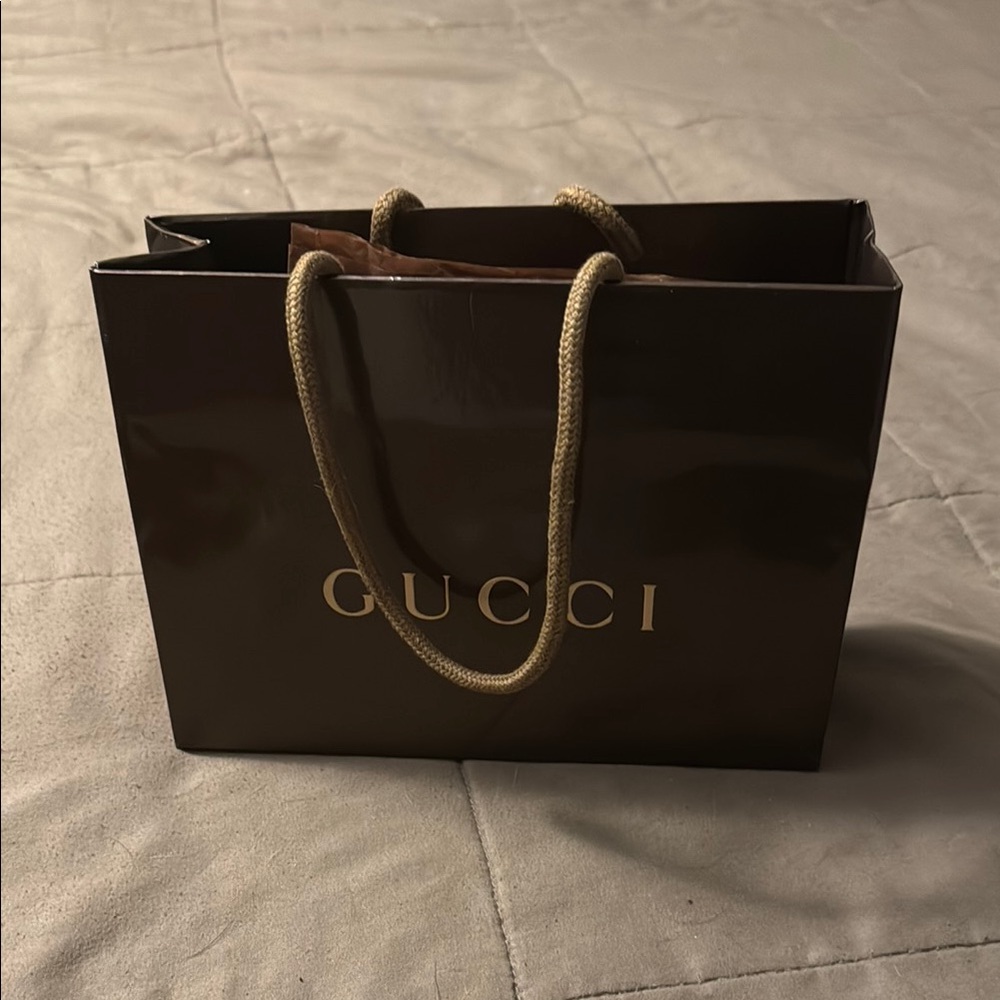 Gucci Brown Shopping Bag